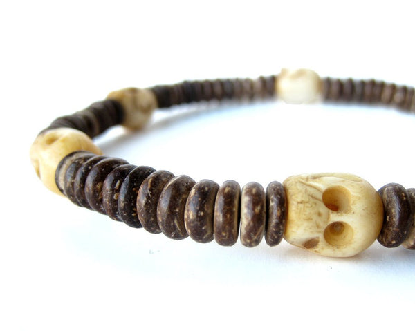 Men's Beaded Necklace - Tribal Headhunter