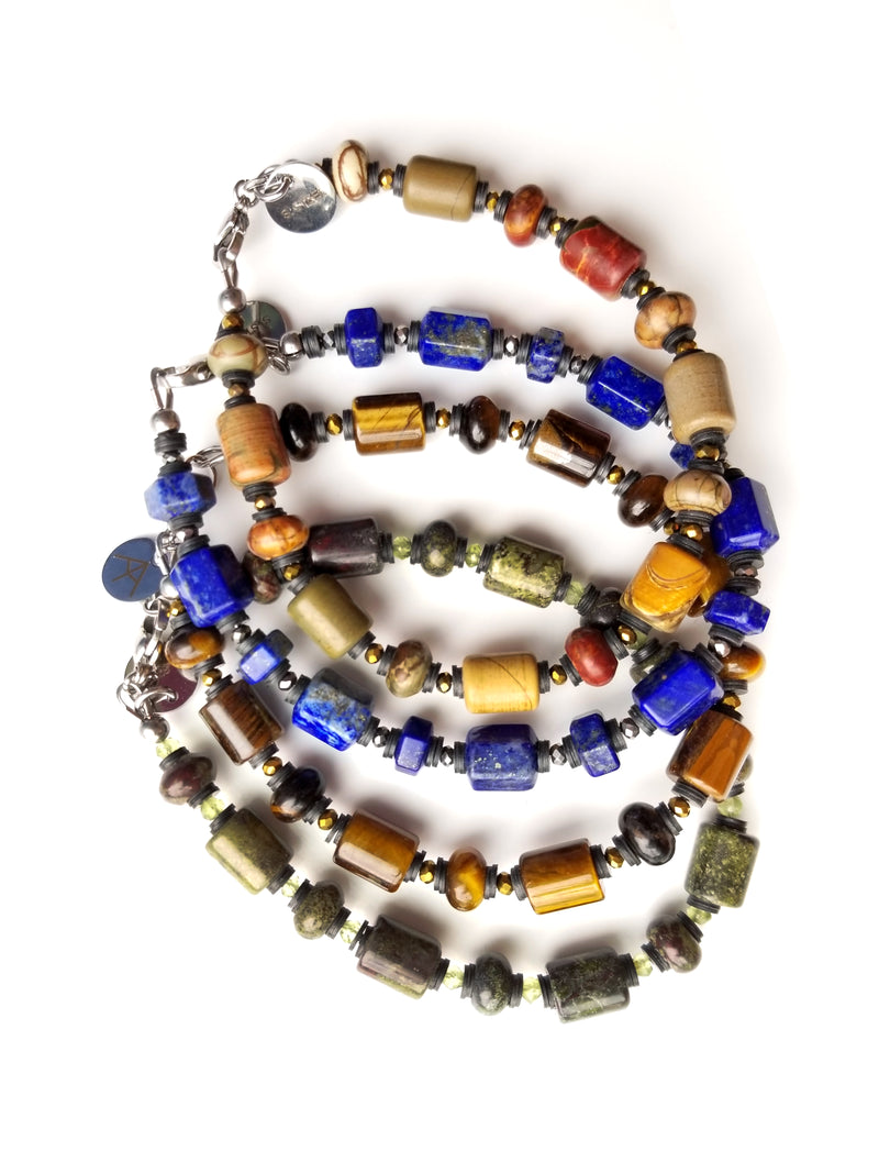 Summit Collection - Men's Luxury Bracelet - Lapis Lazuli