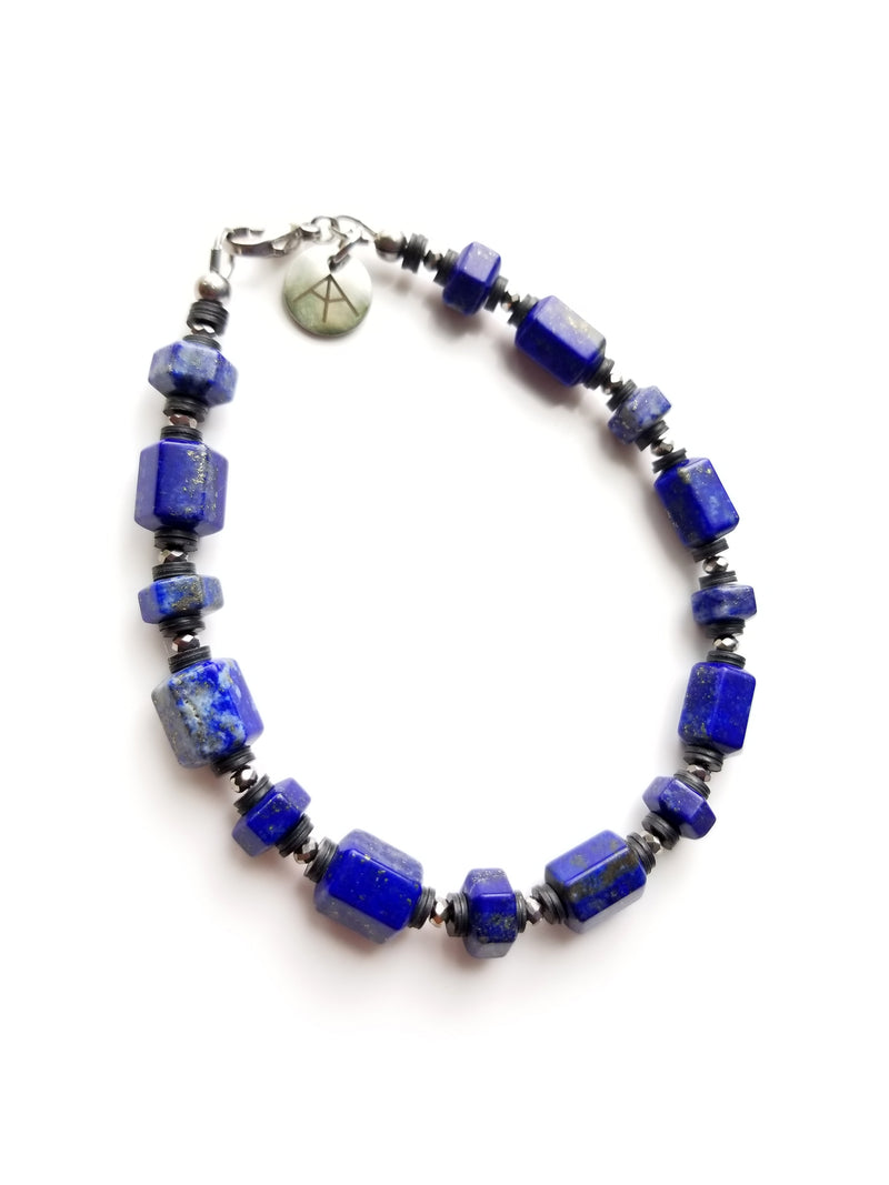 Summit Collection - Men's Luxury Bracelet - Lapis Lazuli