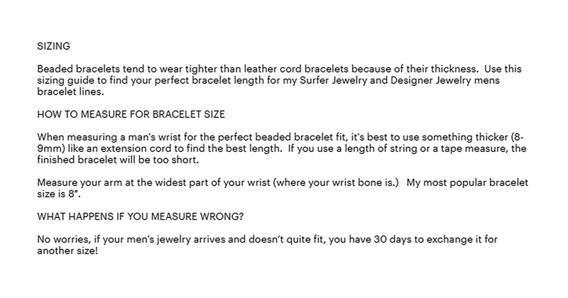Men's Beaded Bracelet - Evergreen
